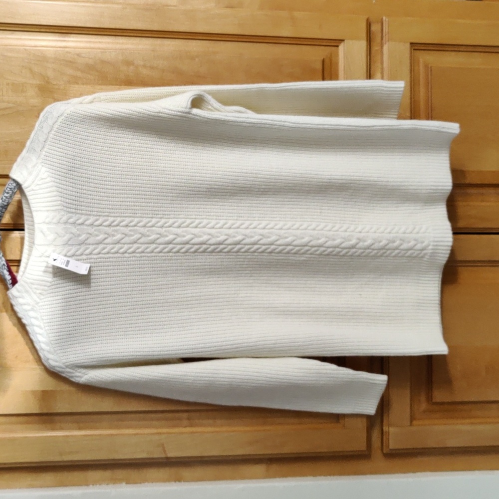 Talbot's Ivory Pullover Sweater